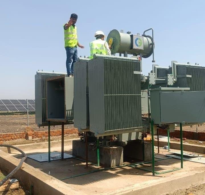 Andrews University transformer installation