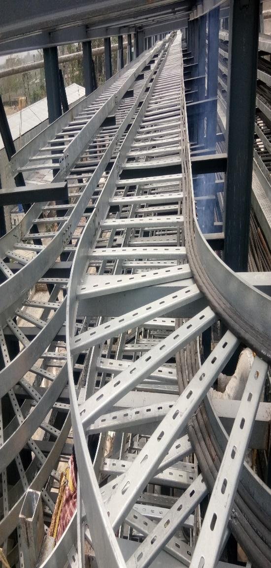 Andrews University cable tray installation