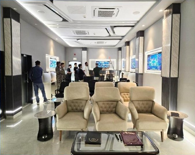 DGIS Data Center completed interior