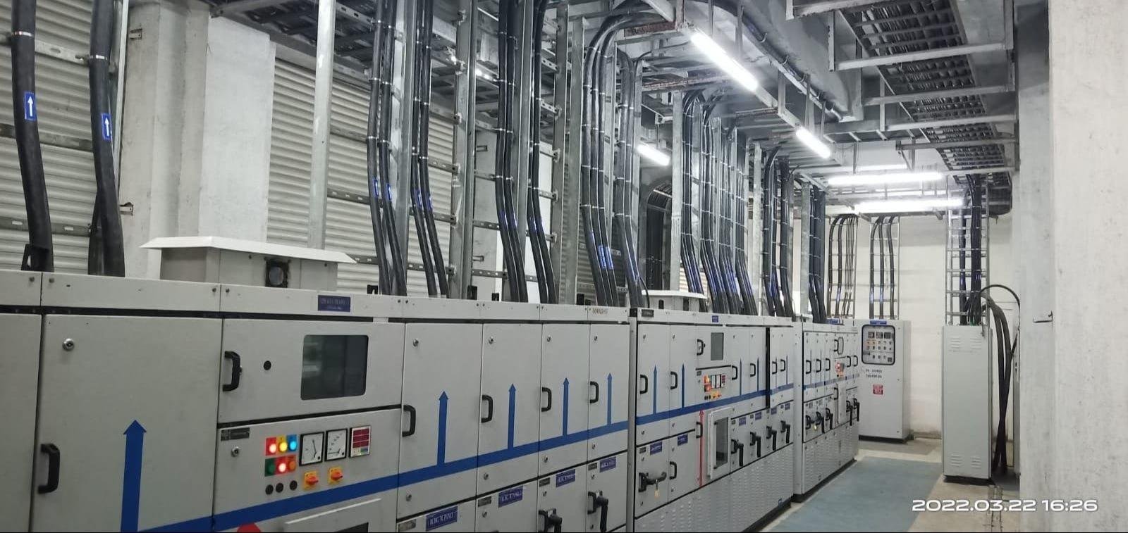 DRDO Nagpur project electrical installation